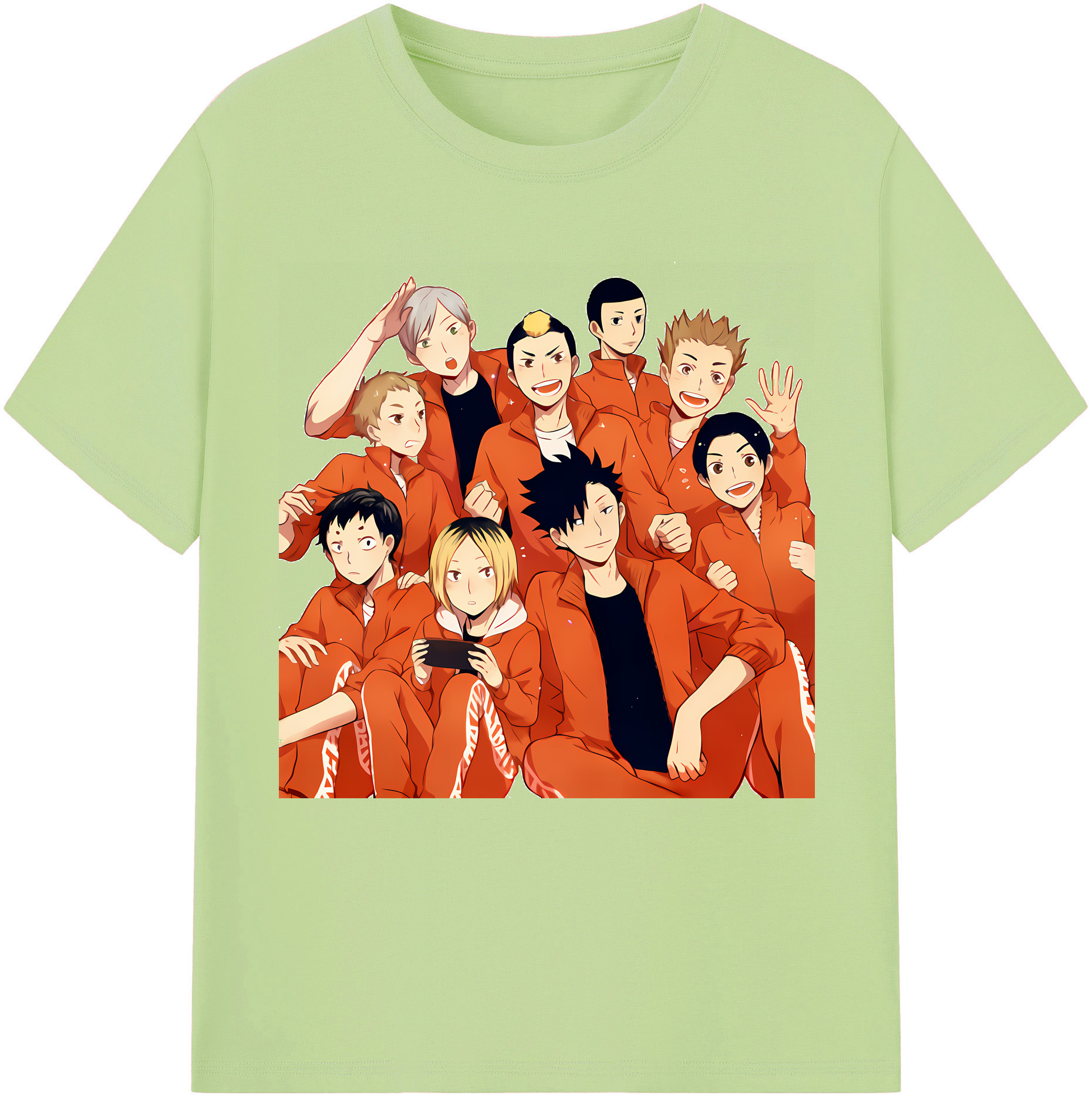 （画像用） ハイキュー!! Haikyu!! 綿100％半袖Tシャツ（フロントプリント）